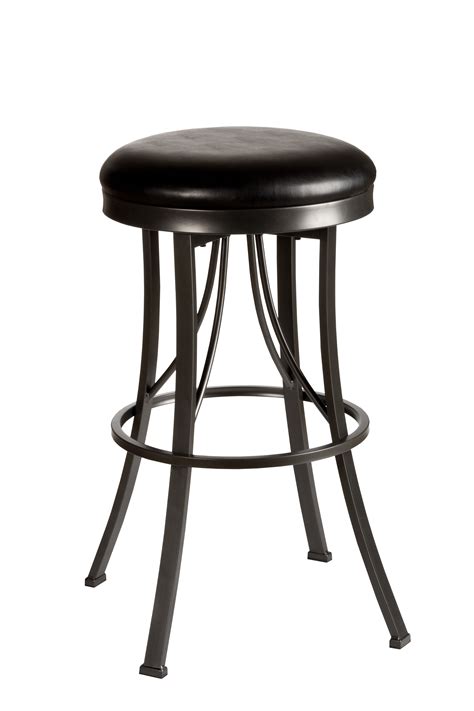 sturdy metal backless bar stools